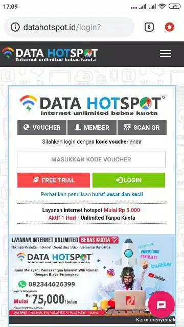 Template Mikrotik Hotspot Voucher Premium Template Login Page Responsive Shopee Indonesia