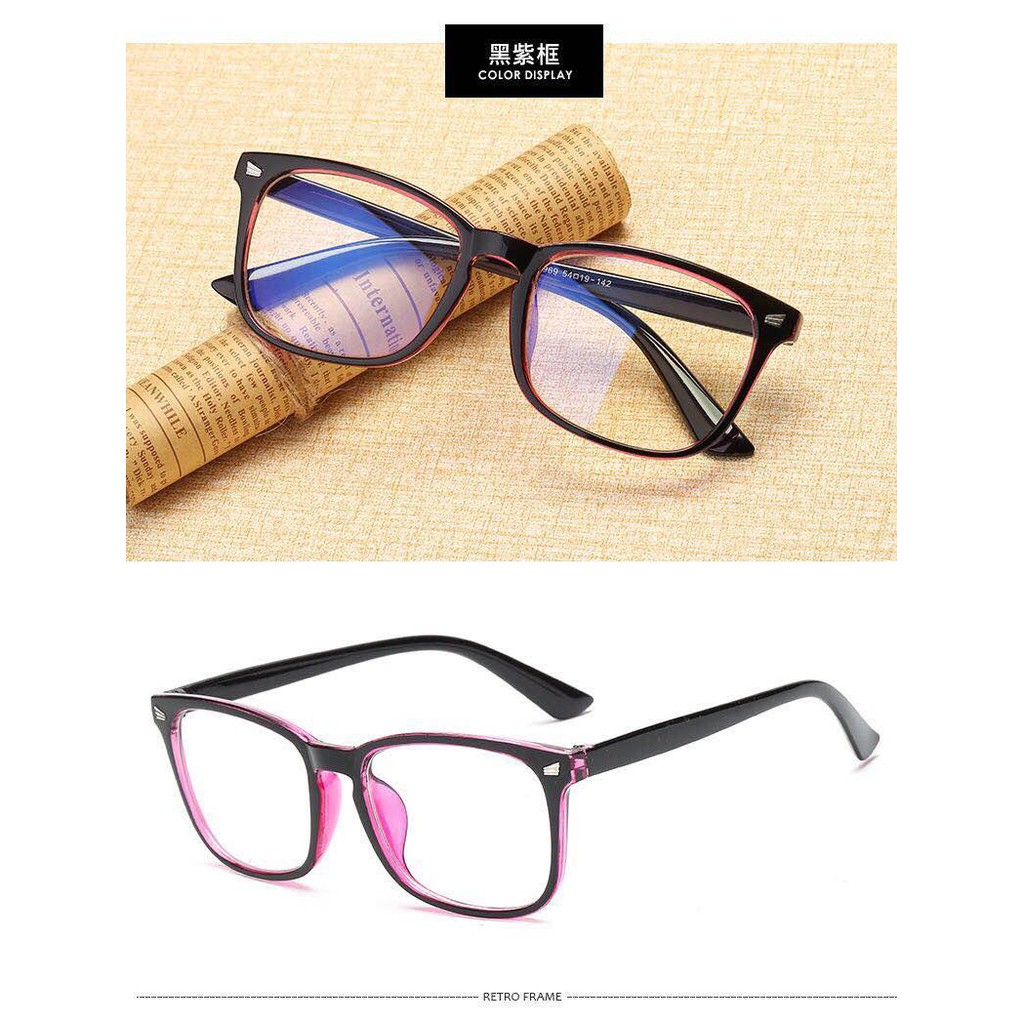 ❤️GTB❤️ R102 Kacamata Anti UV Radiasi Fashion Optik Sunglasses Wanita Frame Pria Tren Korea Murah