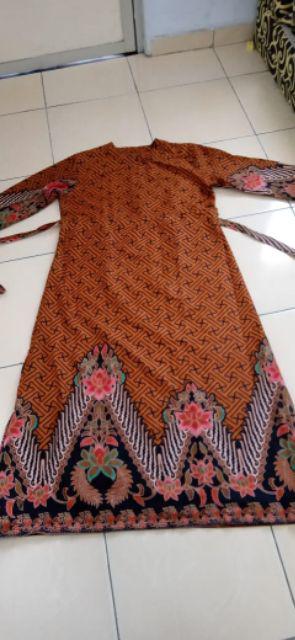 Baju Gamis Batik Wanita-gamis Syari-gamis Batik Jumbo-gamis Batik Kombinasi-gamis Katun-batik Modern
