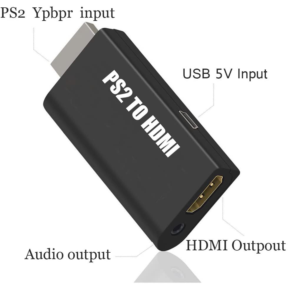 PS2 (PlayStation 2) To HDTV Converter Adapter/ PS2 To HDMI