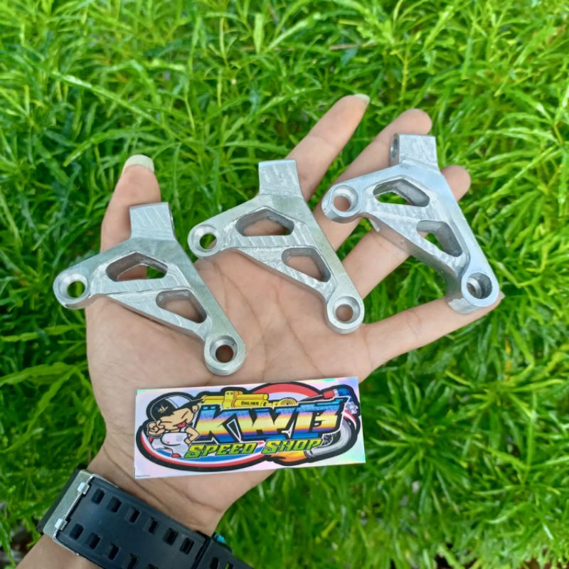 Breket pangkon dudukan master stut hidrolik stut kabel kopling almunium warna lengkap
