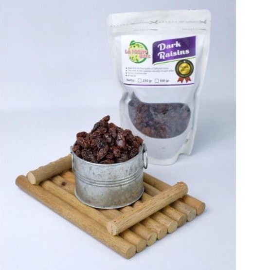 

PREMIUM Dark Raisins / Kismis Hitam 500gr - Califonia