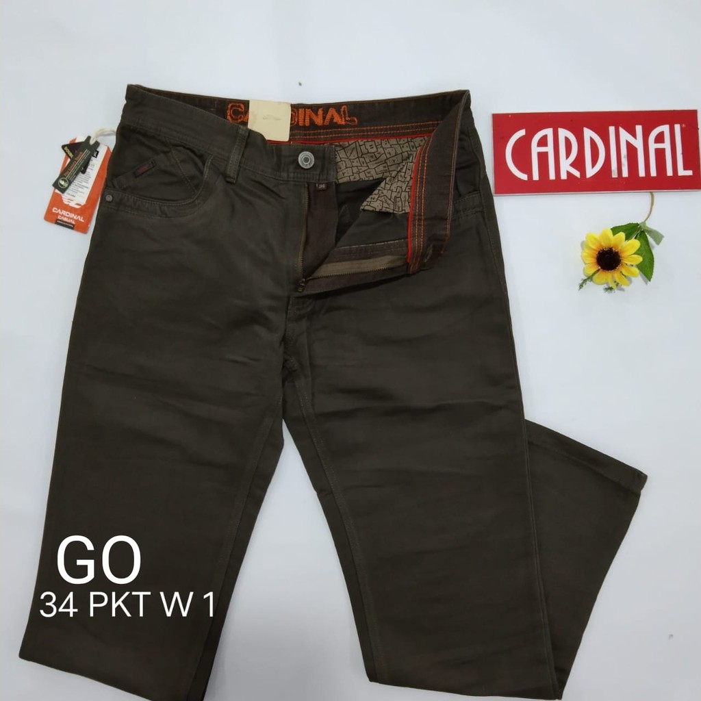 gof 34-PKT CARDINAL CASUAL CELANA POCKETS PANJANG Celana Chino Pria Fashion Laki Brand Kekinian