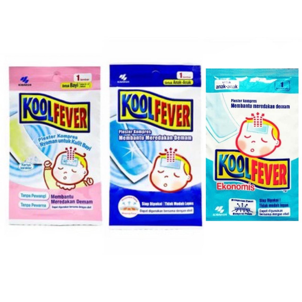 Kool Fever untuk Anak / Plester Kompres Penurun demam