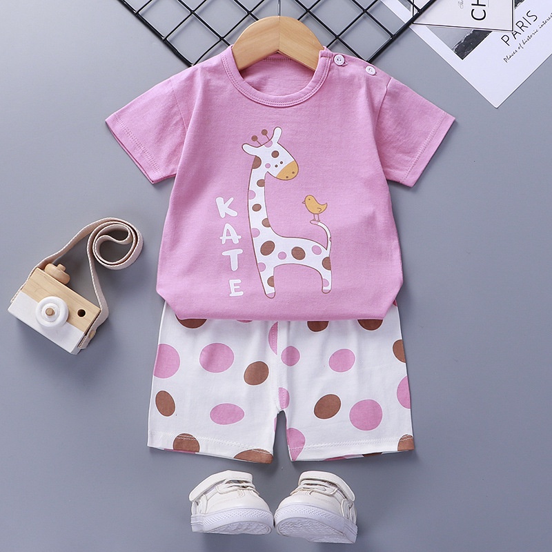 Setelan baju dan celana anak import bahan berkualitas unisex cowok cewek ukuran lengkap