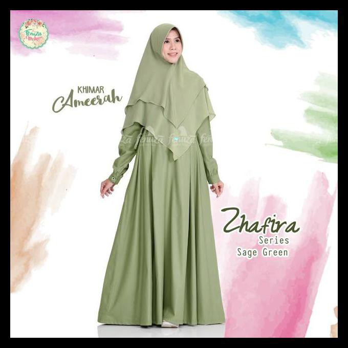 Best Price Gamis Zhafira Dress Fenuza Katun A419