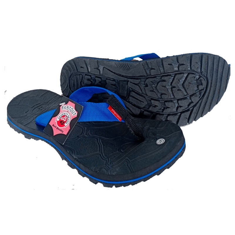 Sandal gunung / sandal jepit gunung / sandal outdoor adventure dewasa / camping hiking triglav / original-Jepit biru