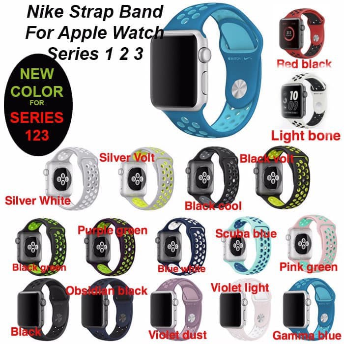 Apple Watch 38MM / 40MM / 41MM / 42MM / 44MM / 45MM / 49MM UTRA Nike Sport Strap Band Silicone 1- 8 / SE