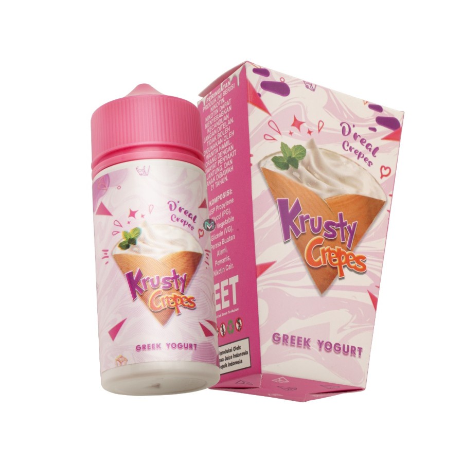 LIQUID 60ML KRUSTY CREPES V3 GREEK YOGHURT