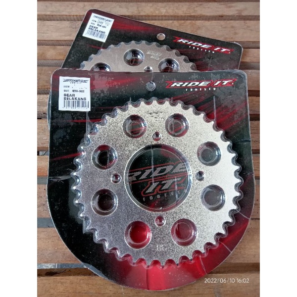 GEAR BELAKANG JUPITER MX JUPITER Z F1ZR 38 428 SEMUA MOTOR YAMAHA GEAR 38 39 40 RIDE IT BUKAN SSS TD