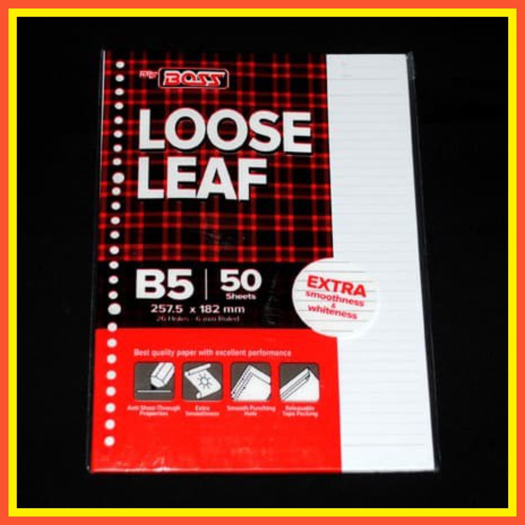 

LOOSE LEAF/ISI BINDER B5 ISI 50