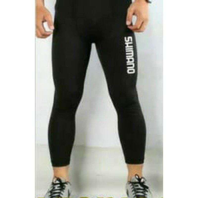 celana sepeda gowes manset pria Shimano//baselayer manset//legging olah raga