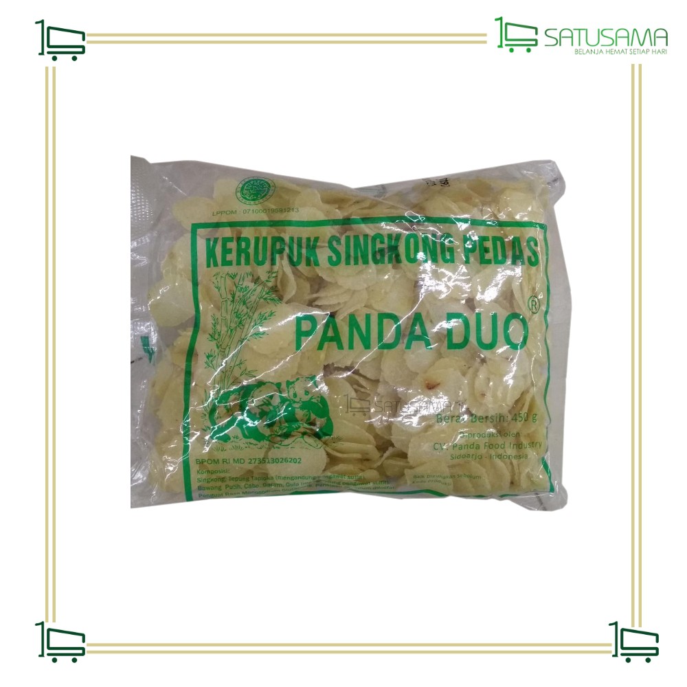 

Kerupuk Singkong cap Panda Duo
