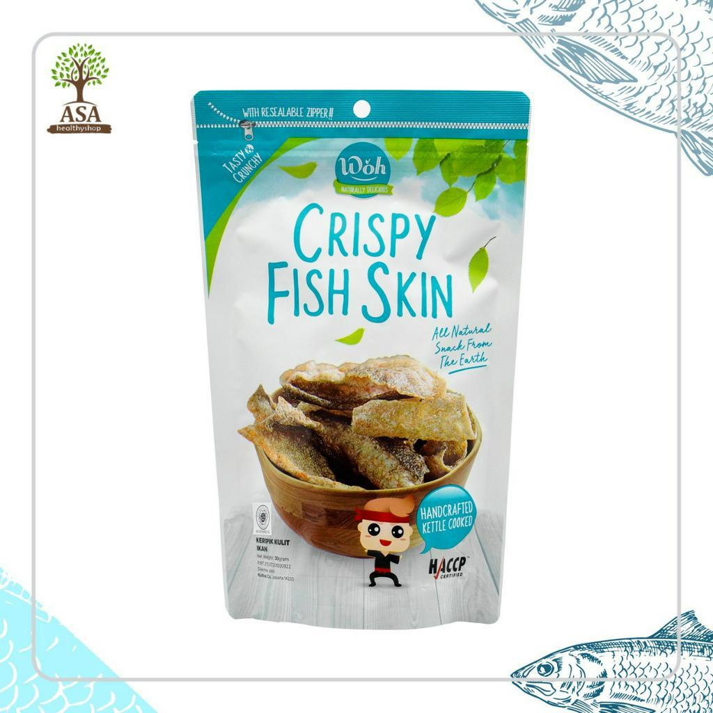 WOH Crispy Fish Skin / Keripik Kulit Ikan