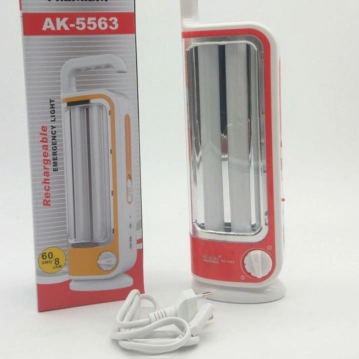 COD AOKI AK-5563 LAMPU EMERGENCY TUBE 60SMD DIMMER DARURAT AOKI AK 5563//LAMPU EMERGENCY AOKI AK-5563 TERMURAH