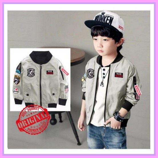 St Bevers Kid Setelan Baju Anak Cowok Set Kid Laki Laki Sweater Jaket Anak Laki - Laki Balita Cowok 
