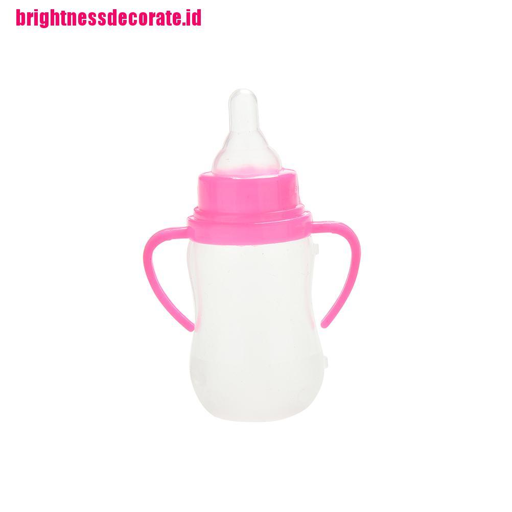 BrightID 1 Pcs Feeding Bottle Rose White for Kelly Barbies Dolls