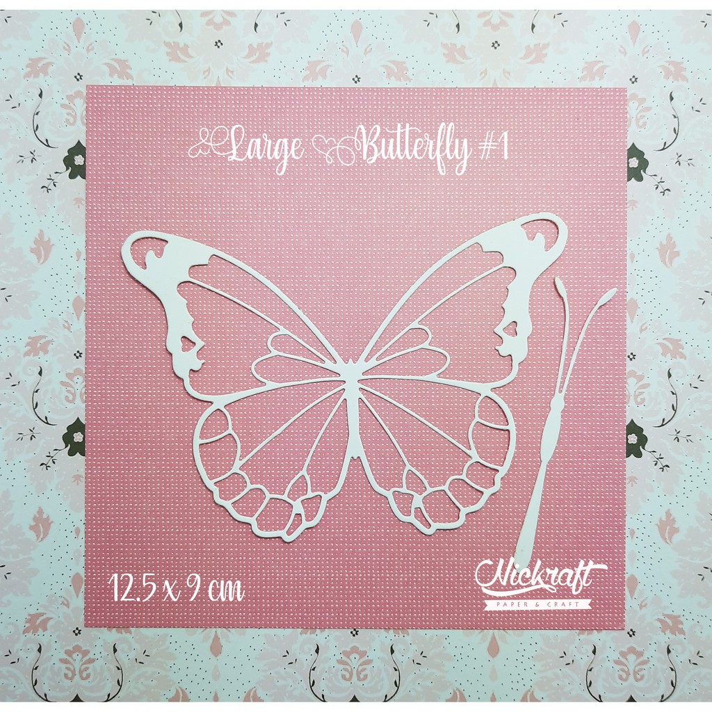 

LARGE BUTTERFLY - HIASAN SCRAPBOOK KUPU KUPU KERTAS