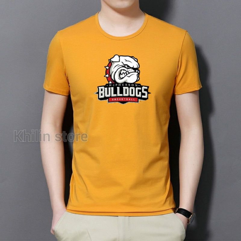 Baju Kaos Pria distro BULLDOGS lengan pendek kaos oblong cowok baju pakaian atasan lelaki fashion pria dewasa COD