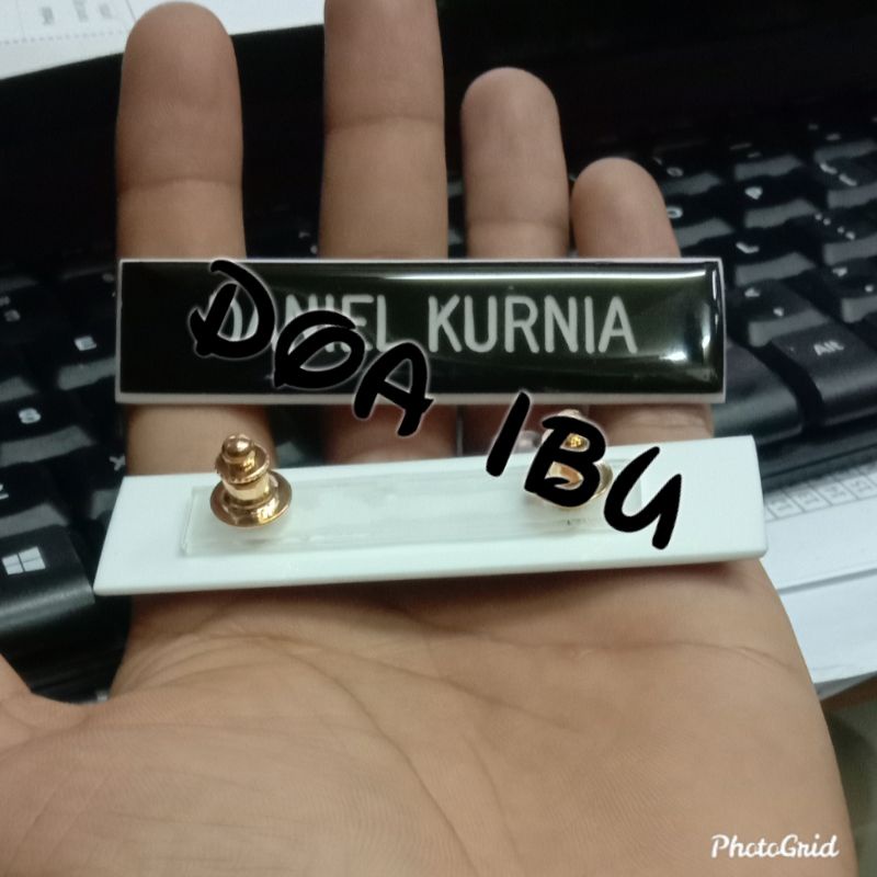 

best seller name tag lapis-paku jambu ready stock