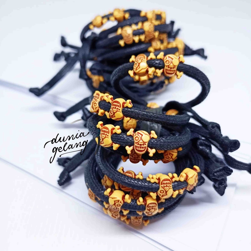 GELANG MOTIF ANEKA KARAKTER / GELANG PRIA WANITA ANAK / BISA DIBESARKECILKAN / DUNIA GELANG