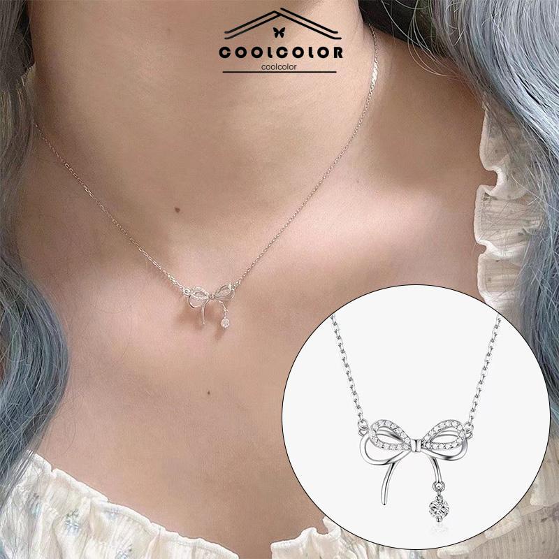 Murah❤️Kalung Wanita Korea Liontin Kupu-kupu Rantai Klavikula Anti Karat Dan Anti Luntur Hadiah Ulang Tahun Kado Fashion Aksesoris COD