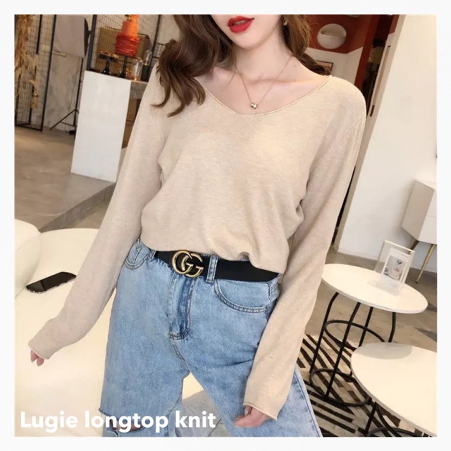 Lugie longtop knit -Thejanclothes