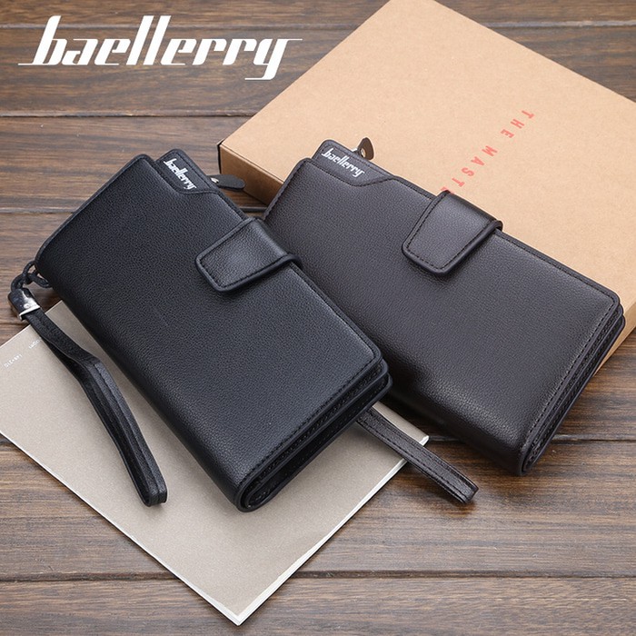Dompet Panjang Lipat Dompet Kulit Pria Wanita Original Baellerry S171B