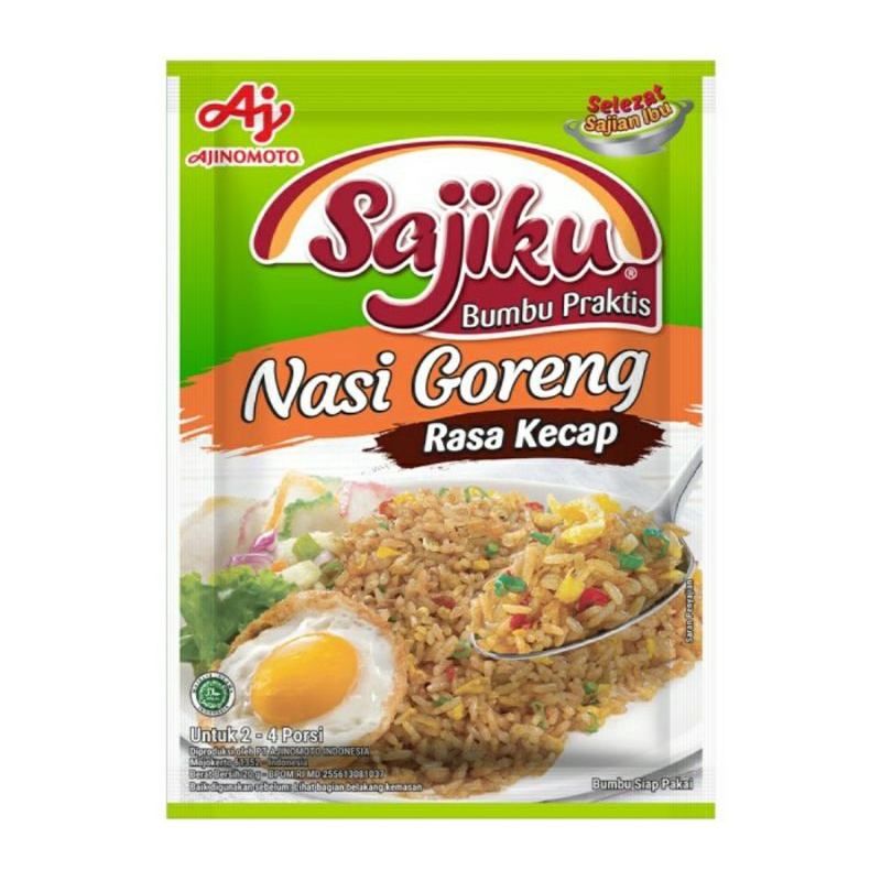 Sajiku Bumbu Nasi Goreng Kecap 20 gr Masak Instan