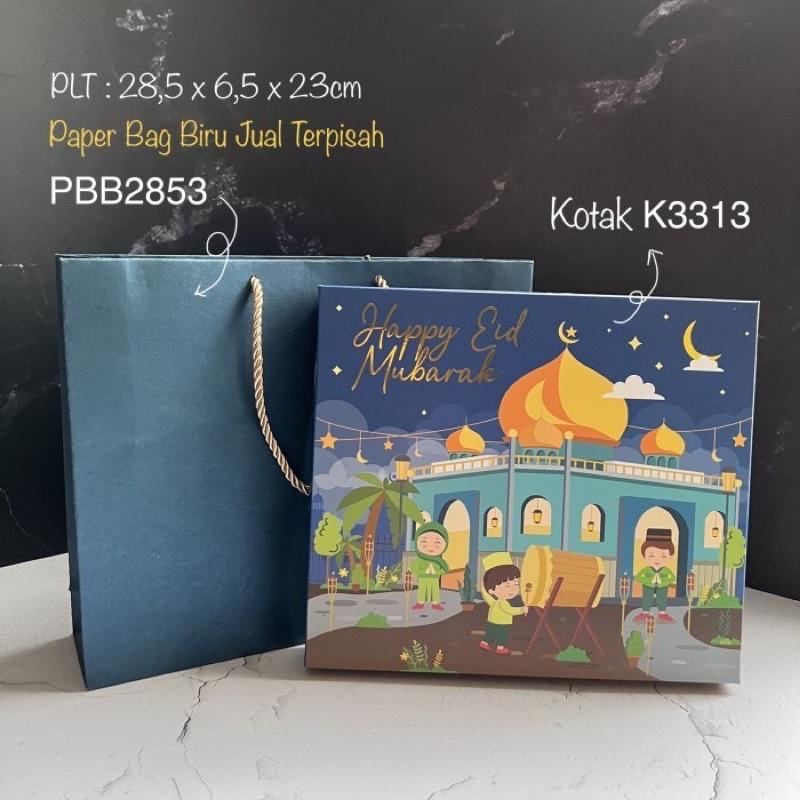 

10pcs Kotak Eid Mubarak K3313 Idul Fitri dus+ Mika Sekat SET LENGKAP best seller