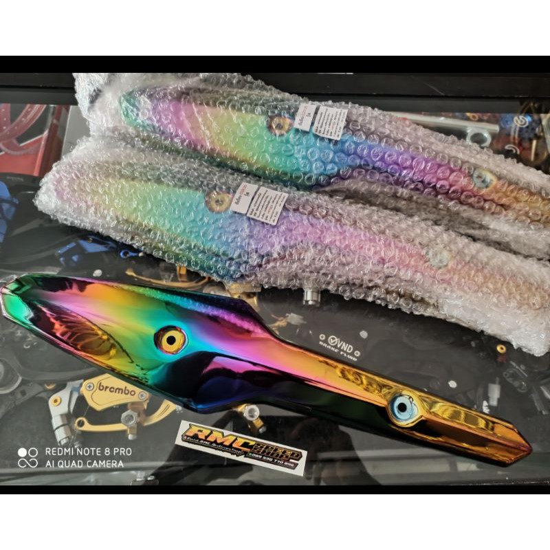 Tameng knalpot vario 125/150, list tameng knalppt vario 125/150