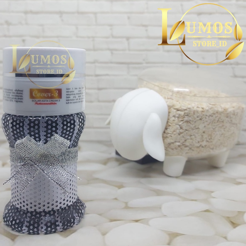 Cover-3 Sunscreen Spf 30 Cream Astaxanthin 10gr