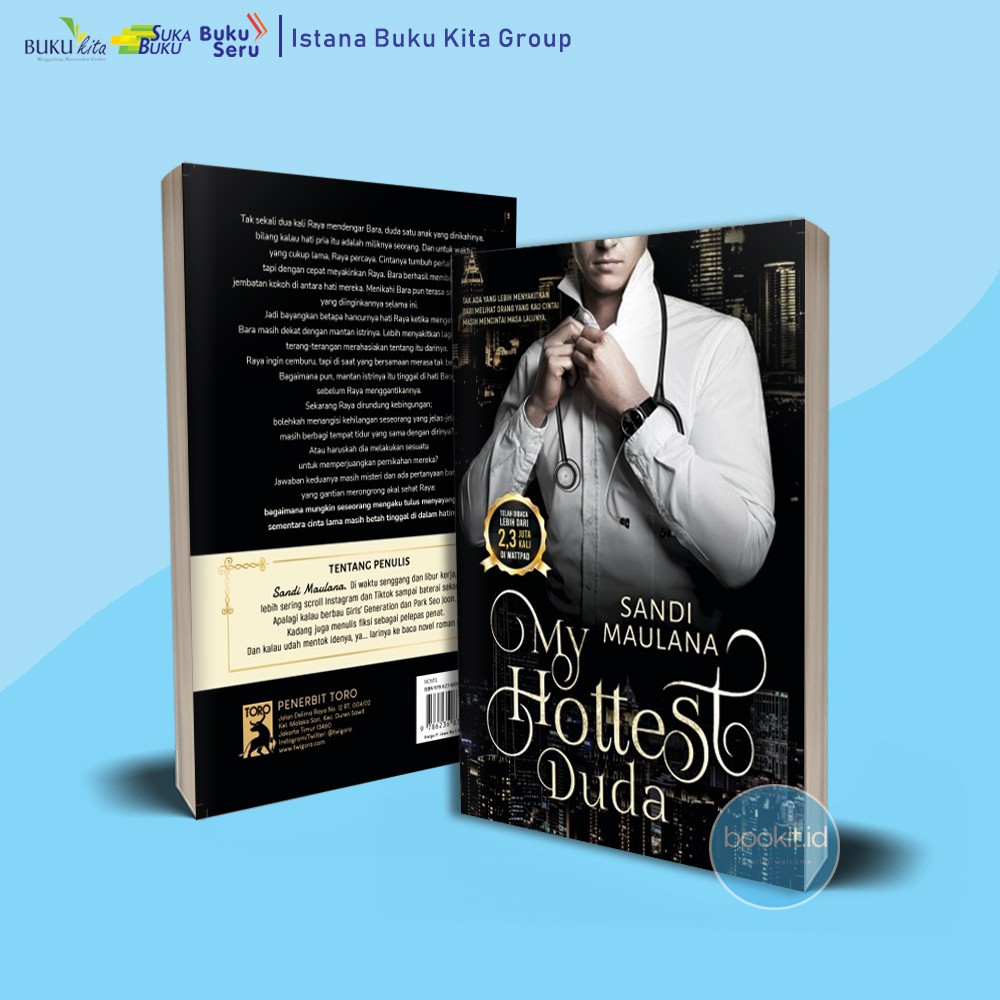 Buku Novel My Hottest Duda Karya Sandi Maulana - Penerbit Toro - Buku Kita