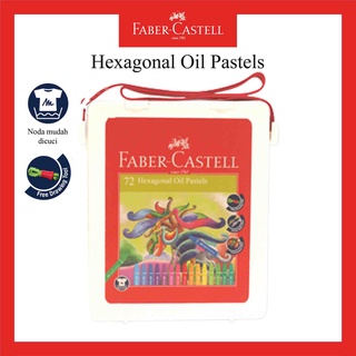 Crayon Faber Castell Hexagonal Oil Pastel 72 Warna Original Krayon