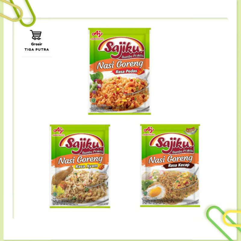 

Sajiku Bumbu Nasi Goreng 20g (SACHET)