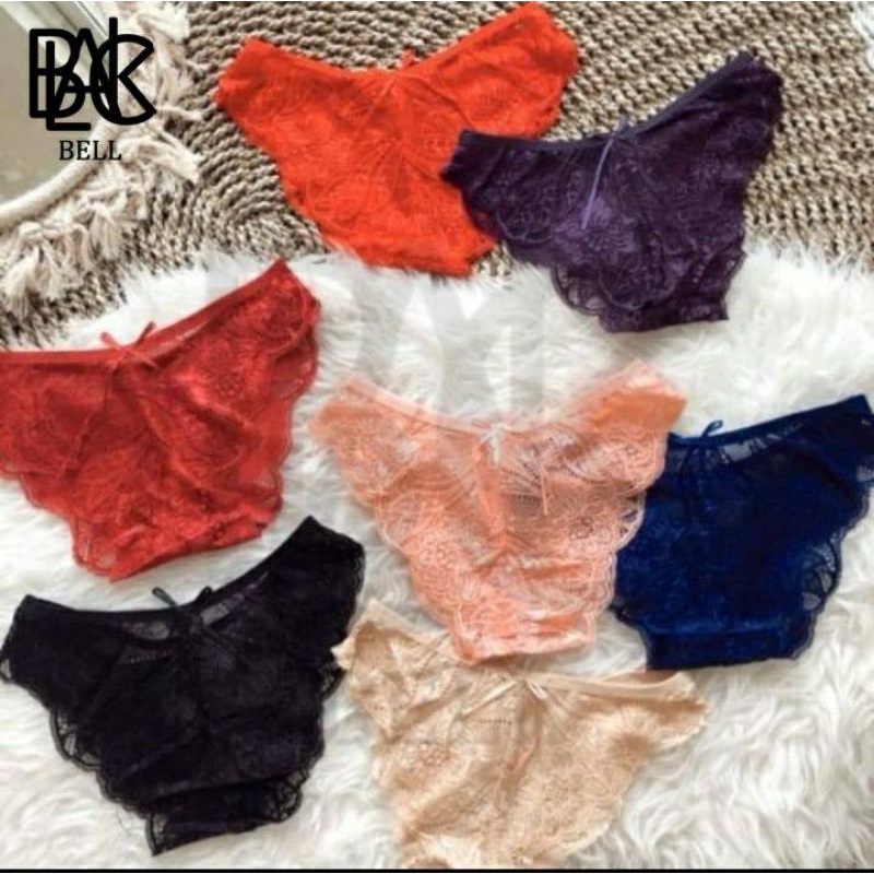BLACKBELL SHOP - Celana Dalam Brukat Cellist / Celana Dalam Wanita /Celana Dalam Brukat