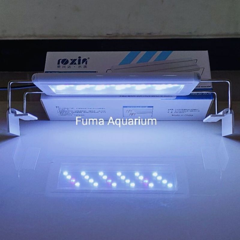 Lampu LED ROXIN LED GX A200 5watt Lampu Aquarium Aquascape 20-30cm Putih Biru