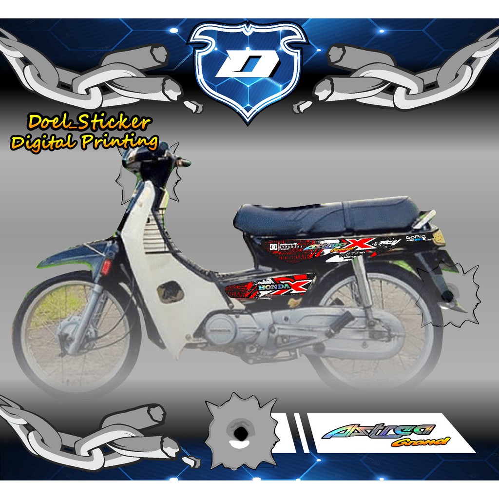 STICKER STRIPING LIST VARIASI HONDA ASTREA GRAND 001