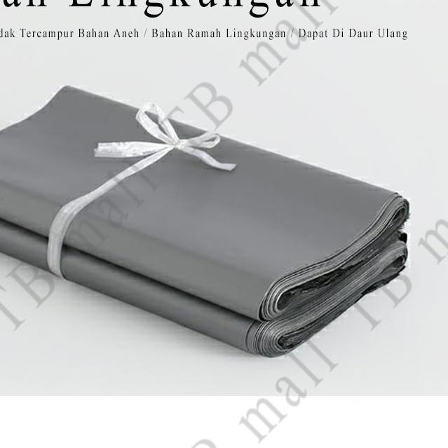 

Plastik Packing Polymailer LDPE Online Shop 30X40CM Silver Glossy Isi 100Pcs Lem Perekat Tebal