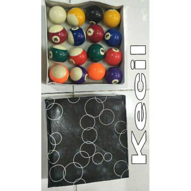 Bola billiard kecil set