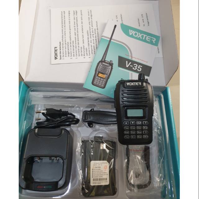 HT VOKTER V-35 VHF HANDIE TALKY VOKTER V 35 BERGARANSI RESMI