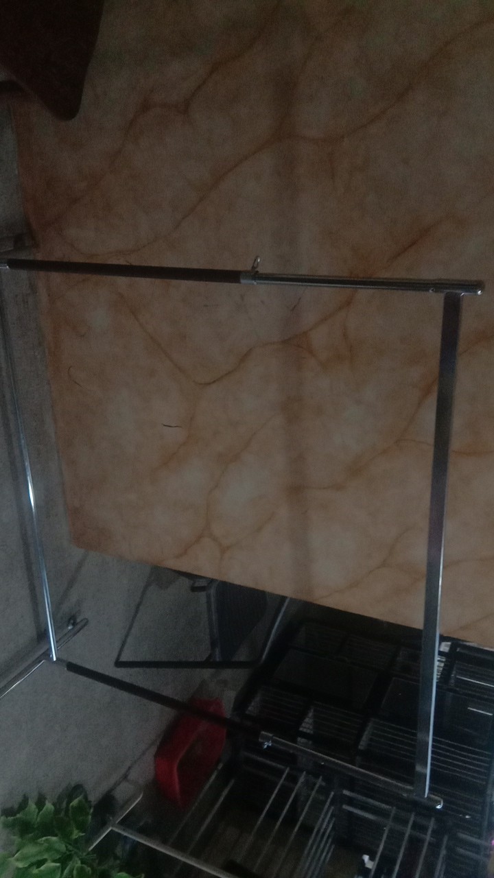 Hanger Gawang Baju Palang Kotak 120cm