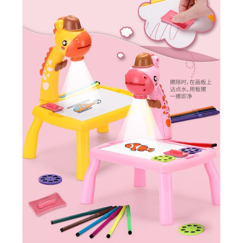 MEJA ANAK PROYEKTOR / Meja Proyektor - Meja Menggambar Anak - Meja Belajar Anak