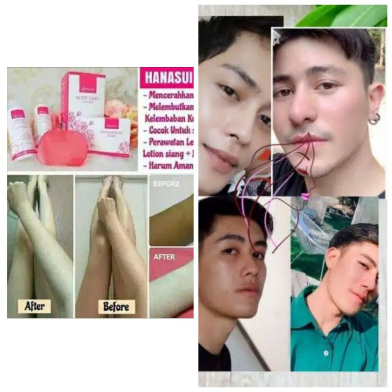 HANASUI CREAM PAKET 3IN BPOM