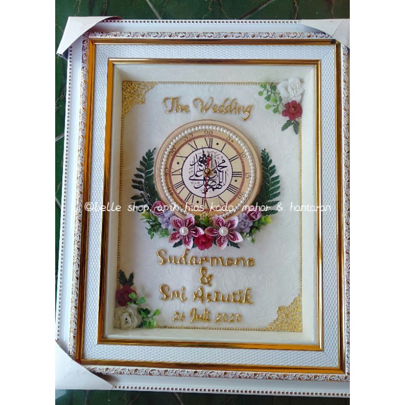 mahar jam kaligrafi rustic