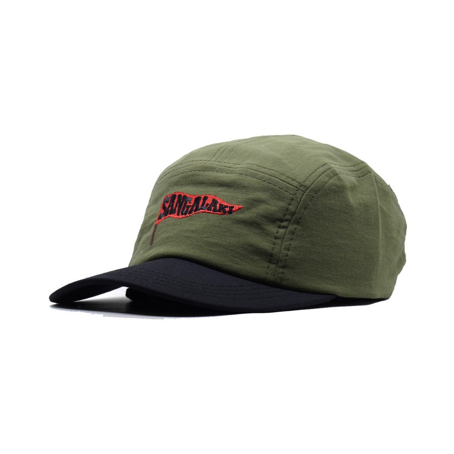 SANGALAKI Red Flag Five Panel Olive