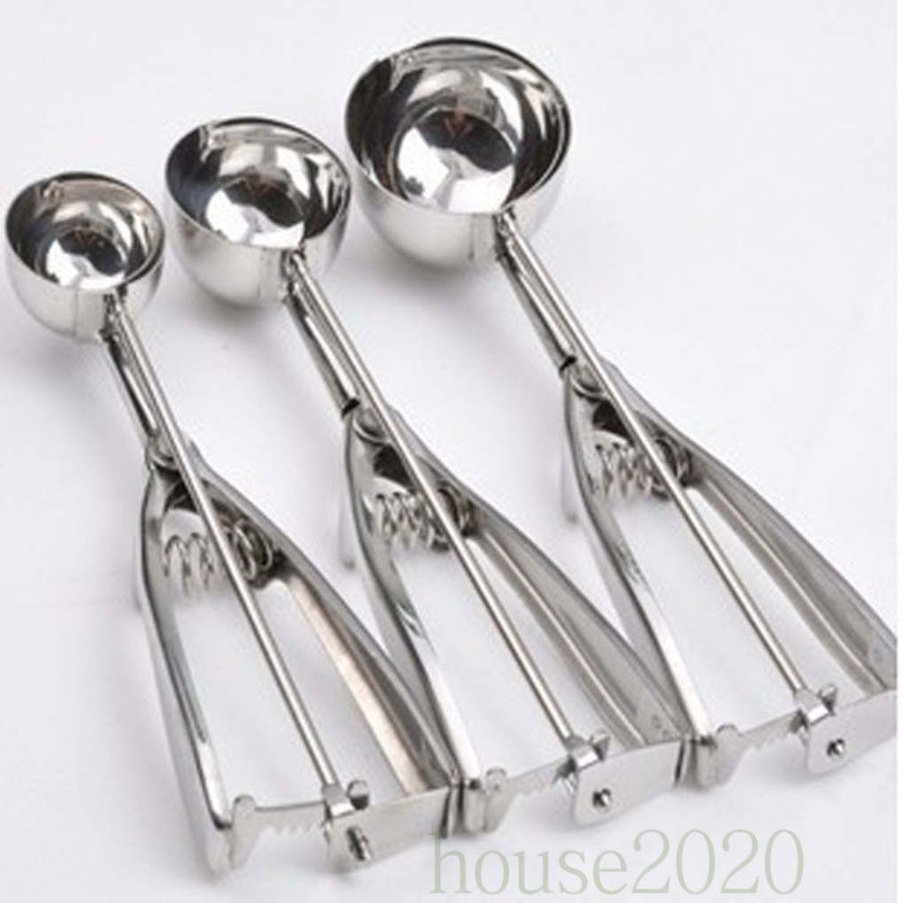 (House2020) Sendok Scoop Es Krim / Melon / Adonan Bahan Stainless Steel