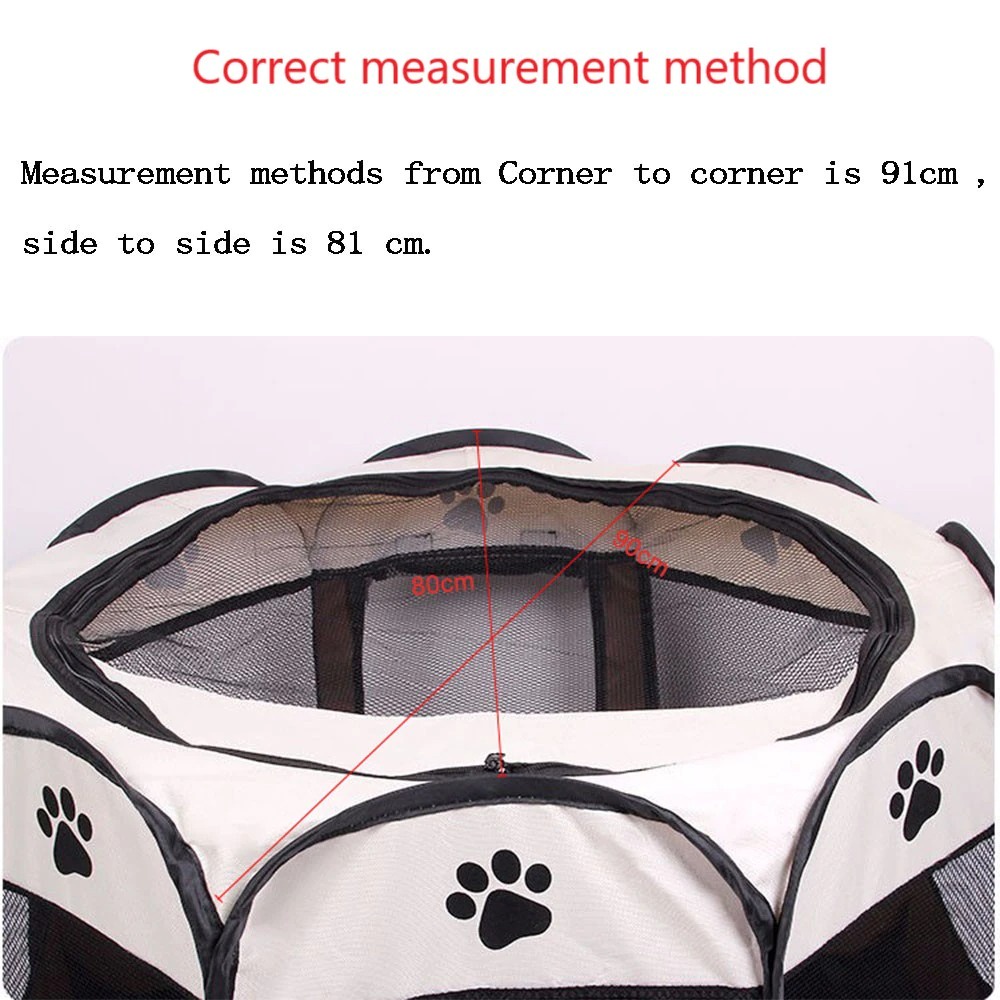 G8A voopet kandang lipat hewan peliharaan kucing anjing pet cage portable tent folding small - wl00 - blue Or-i