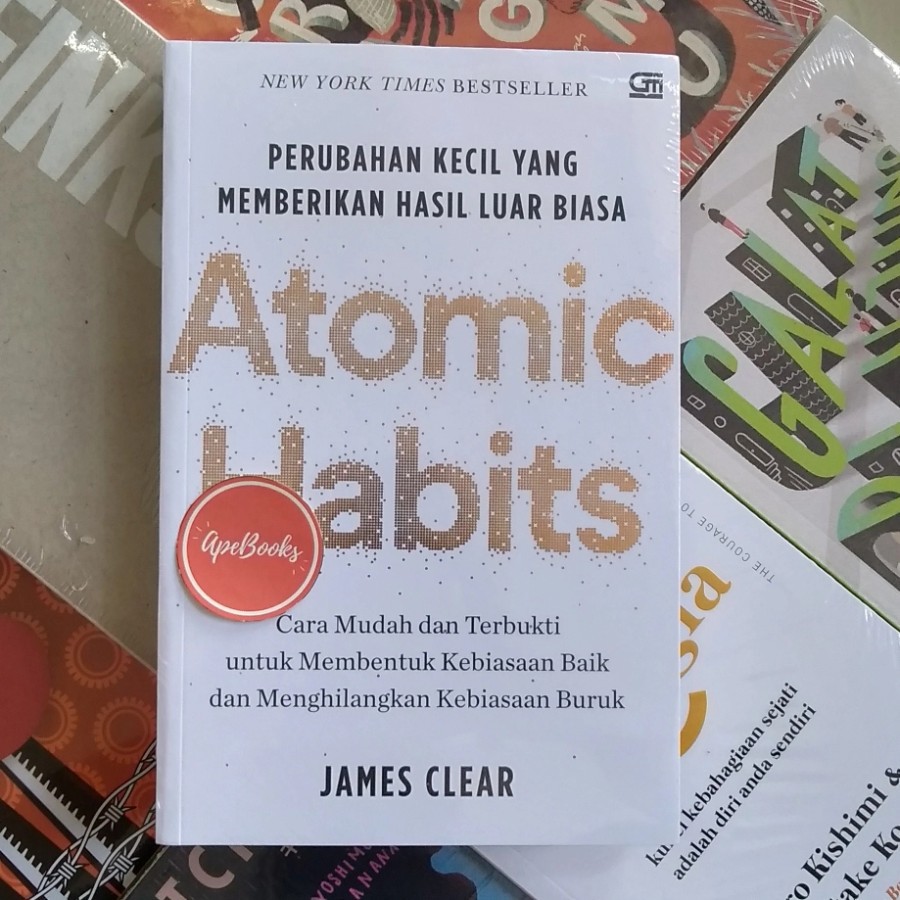 James Clear - Atomic Habits, Bahasa Indonesia (ORI/Asli)