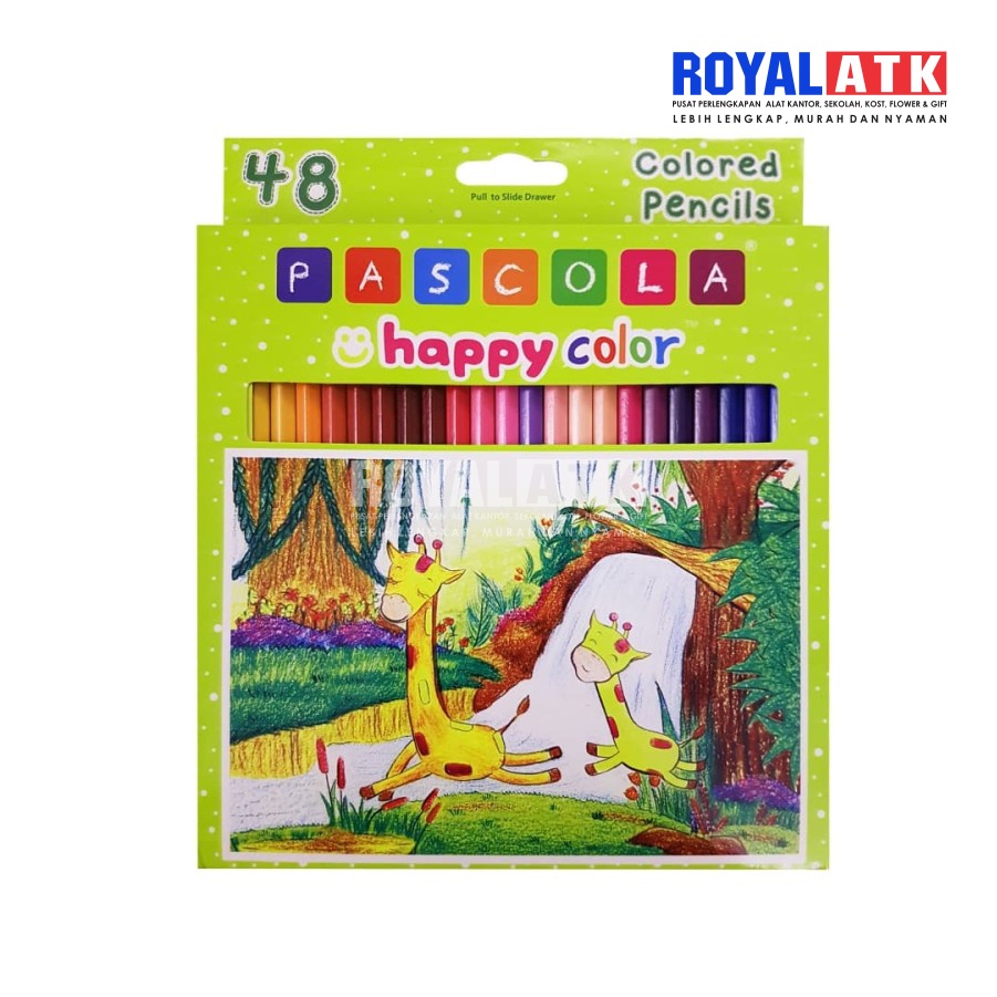 

PENSIL WARNA HAPY PENSIL 48 CLR FL
